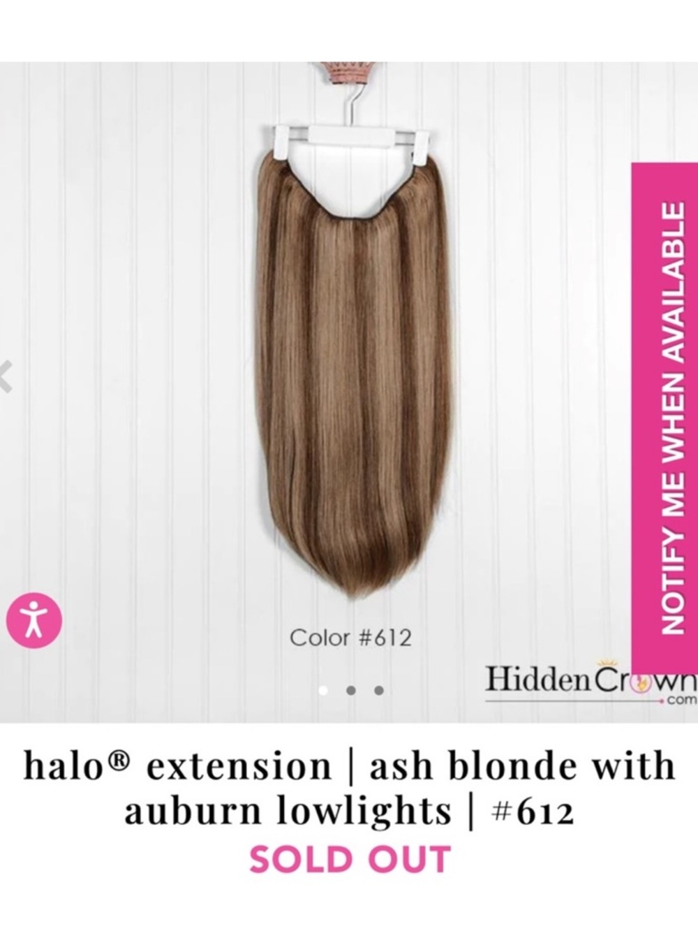 Hidden Crown Halo Extension — 612